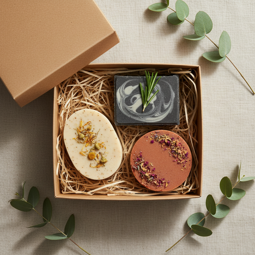 3-Bar Soap Sampler - Kraft Box No Text
